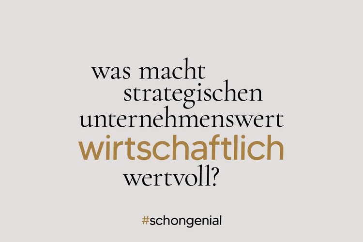 Was macht strategischen Unternehmenswert wirtschaftlich wertvoll?