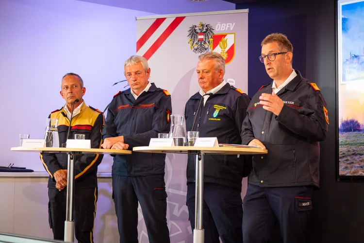 Redner der Feuerwehr-PK
