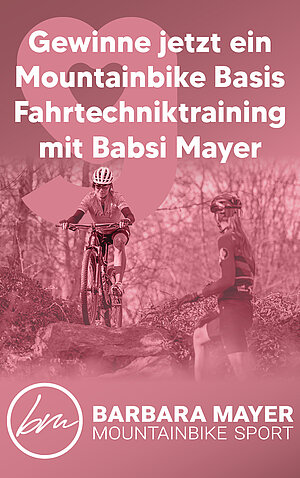 Gewinne jetzt ein Mountainbike Basis Fahrtechniktraining mit Babsi Mayer