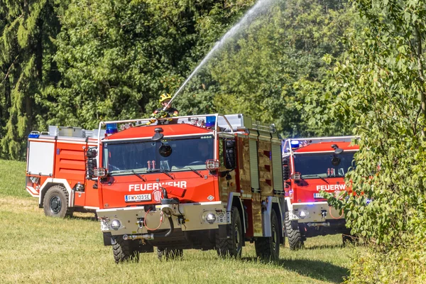 Tatra-Löschfahrzeuge im Einsatz