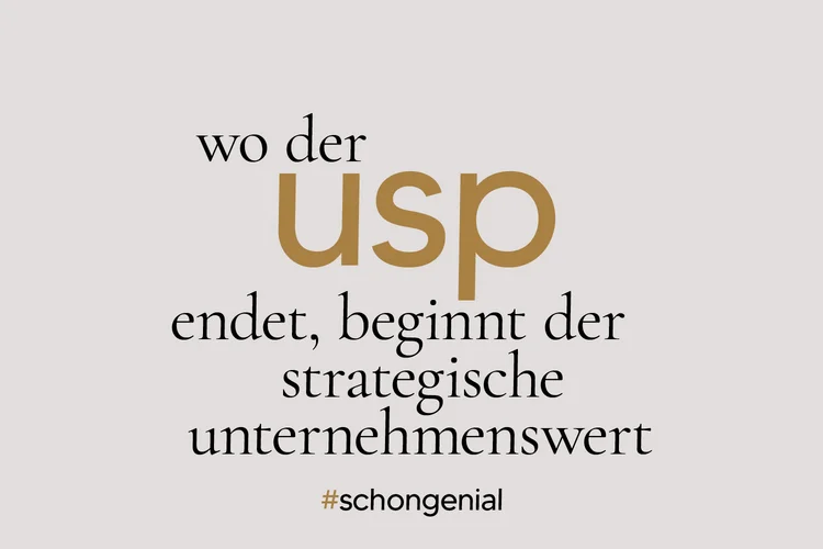 Wo der USP endet, beginnt der strategische Unternehmenswert